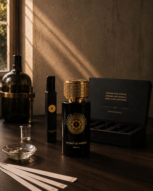 Sacred Fragrance Extrait de Parfum collection from the independent Bolton perfume house