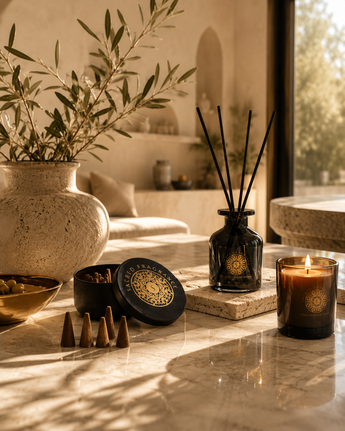The Sacred Fragrance incense ritual