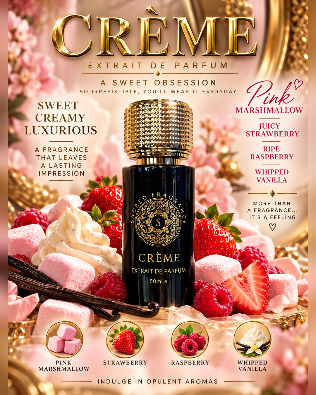 Sacred Fragrance CRÈME 50ml Extrait de Parfum bottle